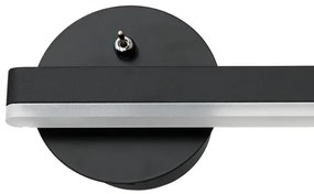 LED Nástenné svietidlo SYDNEY LED/6W/230V čierna