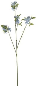 Umelá kvetina vetva s modrým kvetom - 48cm