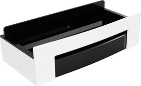Bemeta Design CYTRO: Polička, do sprchy, so stierkou, biela - 102208304