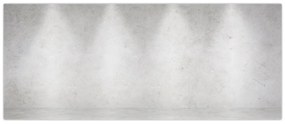 Obraz - Betónový múr so svetlami (120x50 cm)