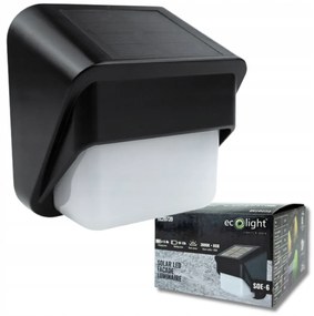 ECOLIGHT Solárne fasádne svietidlo so súmrakovým senzorom