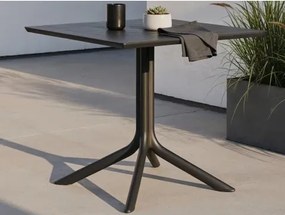 Čtvercový zahradní stůl Panta 80x80 cm, antracitový%