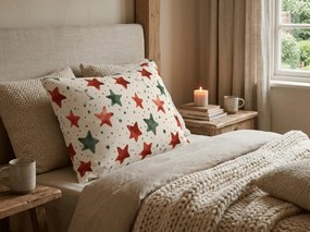 Obliečka na vankúš z mikrovlákna COLORFUL STARS 70x90 cm, farebný