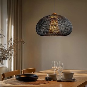 Ratanové svietidlo LF01-S čierne