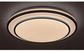 Rabalux 2131 - LED stmievateľné stropné svietidlo LUPITA LED/40W/230V strieborné + diaľkové ovládanie