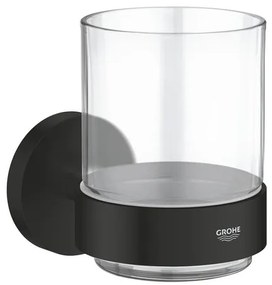 Grohe Essentials držiak pohárov vrátane pohárečierna mat 1022562430 G1022562430
