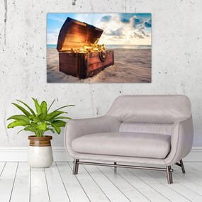Obraz - Poklad na pláži (90x60 cm)