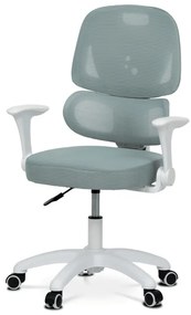 Autronic BONTEC Detská stolička, výškovo nastaviteľná, modrá sieťovina, KA-K1063 BLUE Farba: Zelená