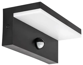 Rabalux 77115-LED Von. nás. svietidlo so senzorom ZARAGOZA LED/9W/230V IP54 čierna RL77115