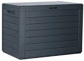 Záhradný box WOODEBOX 190 l - antracit 78 cm PRMBWL190-S433