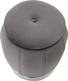 Taburet PARIS 43 cm sivý