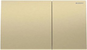 Geberit 115.622.QF.1 - Splachovacie tlačidlo Sigma70 25x14,6 cm kartáčovaná mosadz