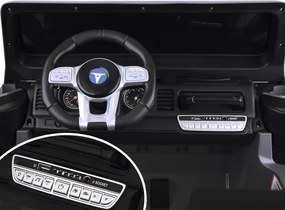 JOKOMISIADA Detské autíčko na batérie pre 2 osoby Toyota Land Cruiser PA0285 čierne