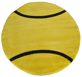 DECOREUM Koberec KINDER žltý C576G 100x100 cm