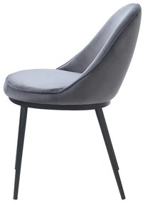 Sivá jedálenská stolička Gain – Unique Furniture