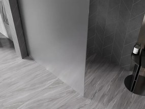 Mexen, Mexen Kioto-X sprchová stena 60 x 200 cm, 10 mm matná, pištoľovo sivá kartáčovaná - 800-060-101-66-30-X