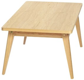 Konferenčný stolík v dekore duba v prírodnej farbe 60x120 cm Nice – Woodman