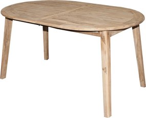 Doppler TECTONA - drevený rozťahovací teakový stôl 150/200x95 cm - 2. KVALITA (N294)