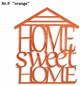 Home sweet home dekoračný nápis na stenu čierna