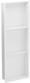 Mexen X-Wall-R, polička na zapustenie na obklad s golierom 90 x 30 cm, biela, 1920903010S
