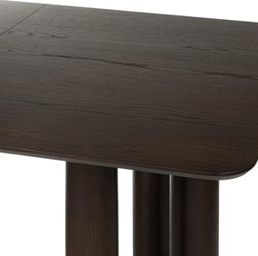 Jídelní rozkládací stůl Loa 140/200 cm z masivu ořech