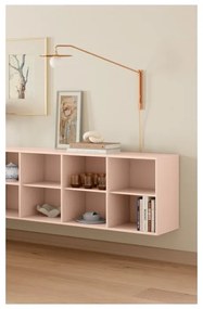 Svetloružová závesná knižnica 220x61x42 cm Mistral – Hammel Furniture