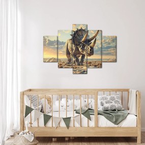 Obraz - Triceratops (150x105 cm)