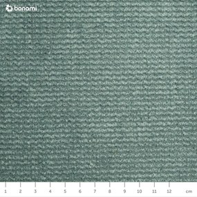 Tyrkysovomodrá menčestrová rozkladacia/s úložným priestorom pohovka 215 cm Bjork – Bonami Selection