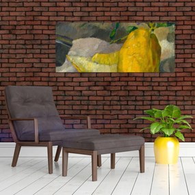 Obraz - French 19th Century, Melon and Lemon, reprodukcia (120x50 cm)