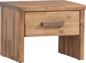 Dizajnový nočný stolík z masívu Pune Akácia 40cm