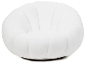 Kreslo DOUILL otočné, krémové TEDDY 869414