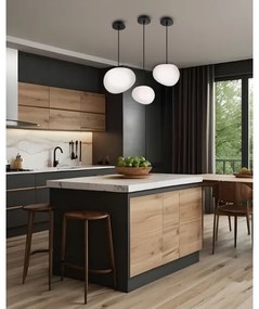 Luster na lanku STONES 1xE27/40W/230V pr. 30 cm