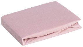 JERSEY PRESTIERADLO 220X240 CM, VÝŠKA 30 CM RUŽOVÉ