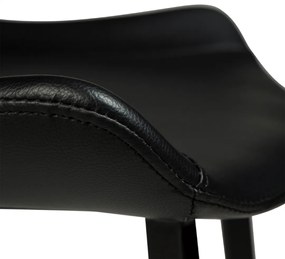 HYPE ČALÚNENÁ BAROVÁ STOLIČKA black/black