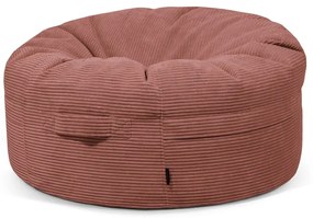 Menčestrový sedací vak v tehlovej farbe Roll 105 – SLOWDOWN