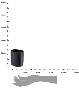 Kúpeľňový pohár Sottani, čierna