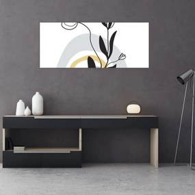 Obraz - Kvety vo váze N⁰1 (120x50 cm)