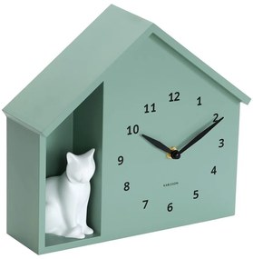 Nástenné hodiny Sitting Cat – Karlsson