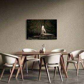 Obraz - Vytie vlka (90x60 cm)