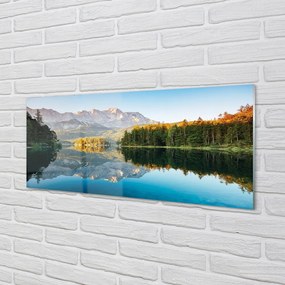 Obraz na akrylátovom skle Nemecko mountain forest lake 120x60 cm
