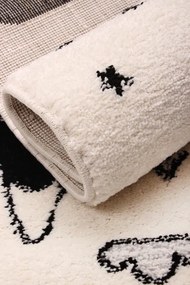 Detský koberec Kiddy H046A svetlosivý