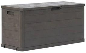 vidaXL Záhradný úložný box hnedý 280 l-