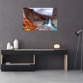 Obraz - kaňon Studlagil (90x60 cm)