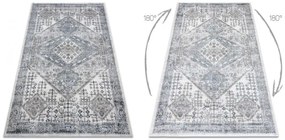 Koberec OHIO Z431A ramka, ornament - krém / sivý