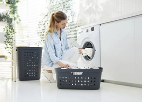 JONA Kôš na čistú bielizeň, 39 L, antracit