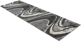 TA Koberec 2640A TMAVO SIVÁ LACNÁ PP CRM Rozmer: 70x150 cm