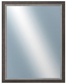 DANTIK - Zrkadlo v rámu, rozmer s rámom 70x90 cm z lišty AMALFI čierna (3118)