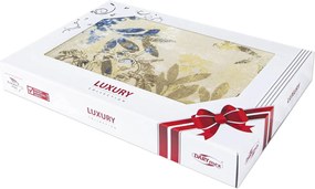 SATÉNOVÉ OBLIEČKY LUXURY CINQUE TERRA160X200 CM, 2KS 70X80 CM LISTY