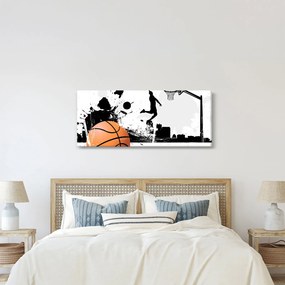 Obraz - Hráč basketbalu (120x50 cm)