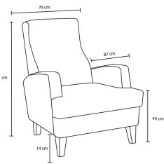 Kreslo KOVU antracit